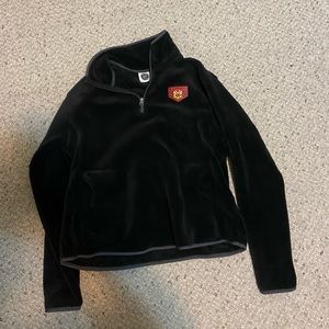 Half zip Sherpa Chicago Black Hawks